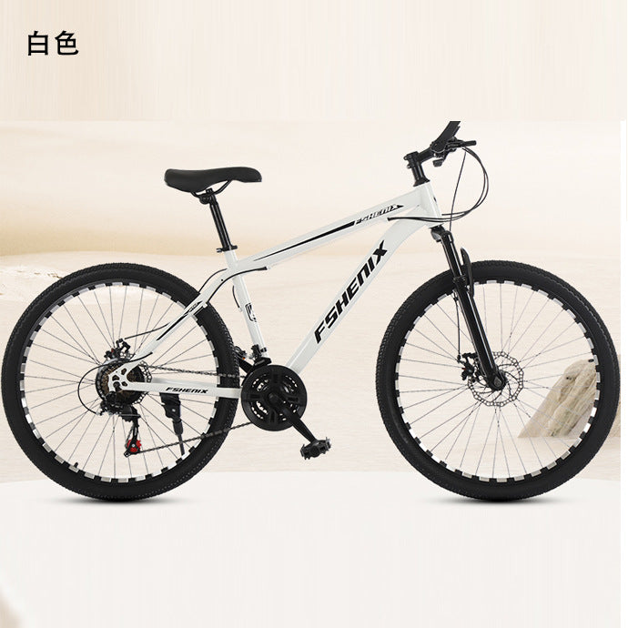 Carefully Selected Wholesale Mountain Bikes for Adults, 24-Inch and 26-Inch, Men's Shock-Absorbing 21-Speed Off-Road Road Bikes for Female College Students