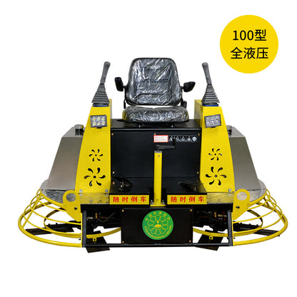 Concrete Polishing Machine, Double Disc Grinder, Cement Floor Finisher, Lighting, Ride-On Electric High-Efficiency Terrazzo Polisher