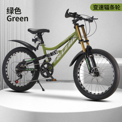Children's Mountain Bike Cycling Road Bike Double Shock-Absorbing Cycling Bicycle Men's and Women's Same Bicycle Student Cycling Bicycle