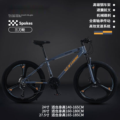Mountain Bike Bicycle Adult Off-Road Men's and Women's Lightweight Road Variable Speed Racing Student