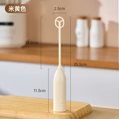 Cross-Border Electric Eggbeater Hand-Held Kitchen Baking Cream Frother Household Mini Milk Coffee Blender