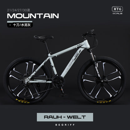 Mountain Bike Men and Women Adult Commuter Teenagers Variable Speed Student Shock Absorption off-Road Racing Bike Cross-Border