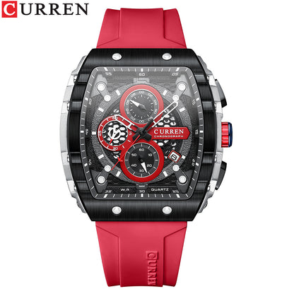 Curren/Curren 8442 Neutral Waterproof and Waterproof Calendar Watch Men's Multifunctional Six-Hand Quartz Watch