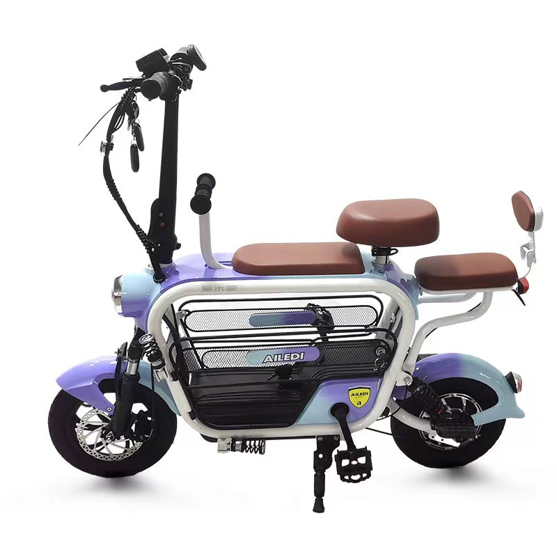 Vietnam Two-Wheeled Pet Lithium Battery Car Family Fashion Assist Foldableing Small Scooter 48V Electric Car