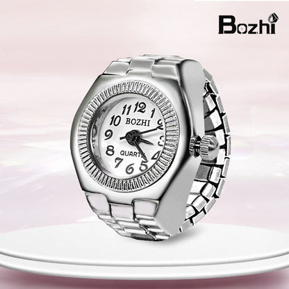 [Ring watch] new hot creative alloy shell finger watch lovers foreign trade new men and women manufacturers direct batch