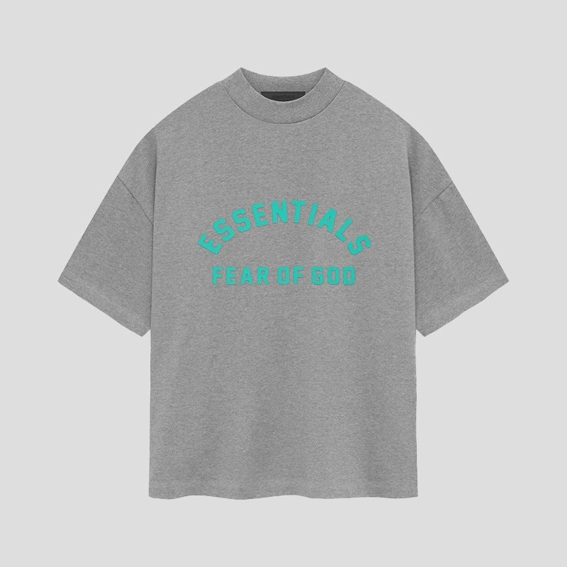 Trendy luxury ESSENTIALS girls' short-sleeved Heavy children's T-shirt children's clothing