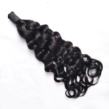 European and American Cross-Border Dreadlock Hair Extensions Straight Human Hair Bulk Hair Human Hair Full Real Hair Wig