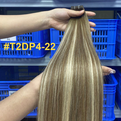 Human Hair Wig Hand Braided Hair Curtain Ladies Human Hair Genius Weft Bundles European and American Cross-Border