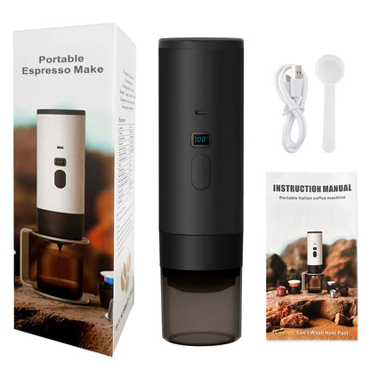 Cross-border portable capsule coffee machine automatic wireless heating small household outdoor portable coffee machine wholesale