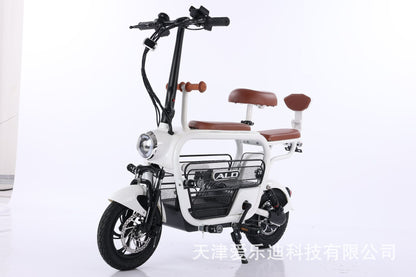 Vietnam Two-Wheeled Pet Lithium Battery Car Family Fashion Assist Foldableing Small Scooter 48V Electric Car