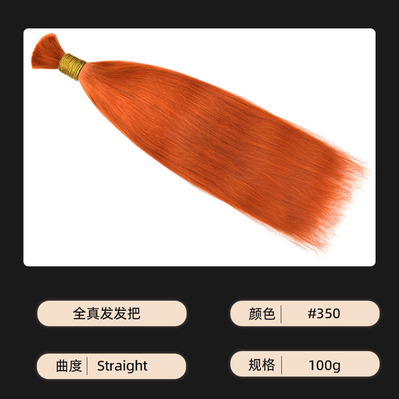 Manufacturer Wholesale Wig Human Hair Handle Hair Bundle Human Hair Bulk Hair Bone Straight Hair Wig for Women