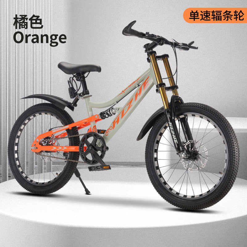 Children's Mountain Bike Cycling Road Bike Double Shock-Absorbing Cycling Bicycle Men's and Women's Same Bicycle Student Cycling Bicycle