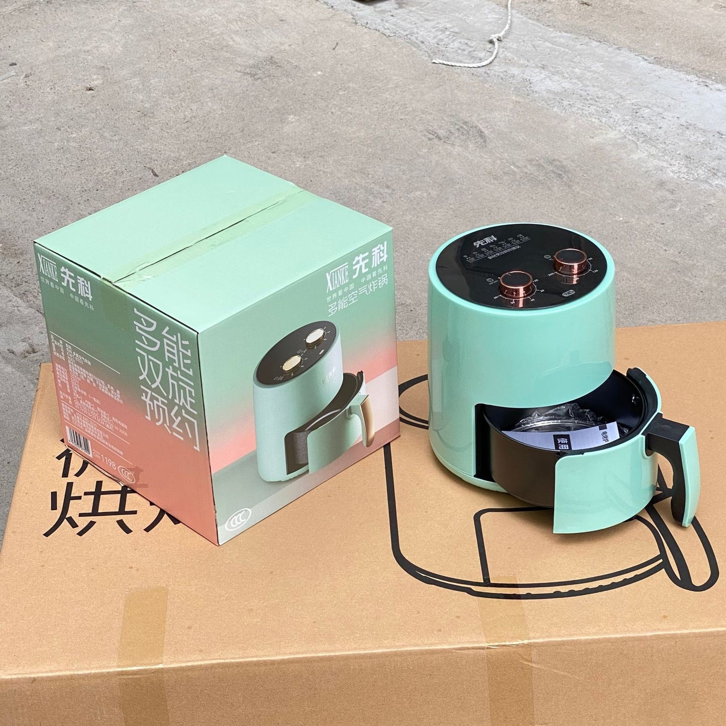 Xia Xin Air Fryer Large Capacity Oil-Free Electric Fryer French Fries Machine All-In-One Electric Oven Visual Multi-Function Fryer