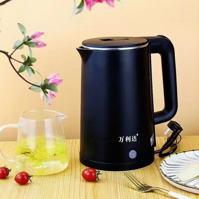 New Model Electric Kettle, Stainless Steel Kettle, Health Kettle, Double-Layer Insulated Kettle with Logo Printing
