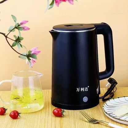 New Model Electric Kettle, Stainless Steel Kettle, Health Kettle, Double-Layer Insulated Kettle with Logo Printing