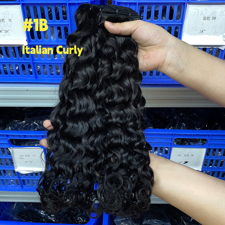 10A Human Hair Hair Curtain Double Drawn Humanhair Bundle Bone Straight Hair Spot Manufacturer Wholesale