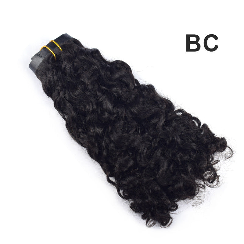 In-Stock Real Human Hair Wigs Pu Clip-In Hair Extensions for Women Seamless Clip Ins Human Hair Export Wigs