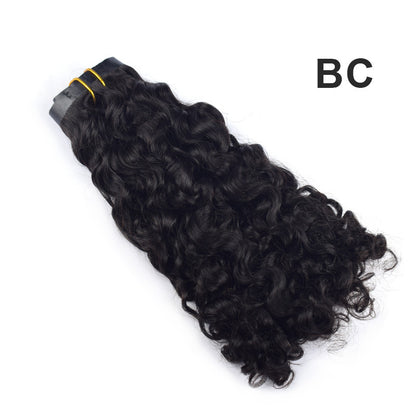 In-Stock Real Human Hair Wigs Pu Clip-In Hair Extensions for Women Seamless Clip Ins Human Hair Export Wigs