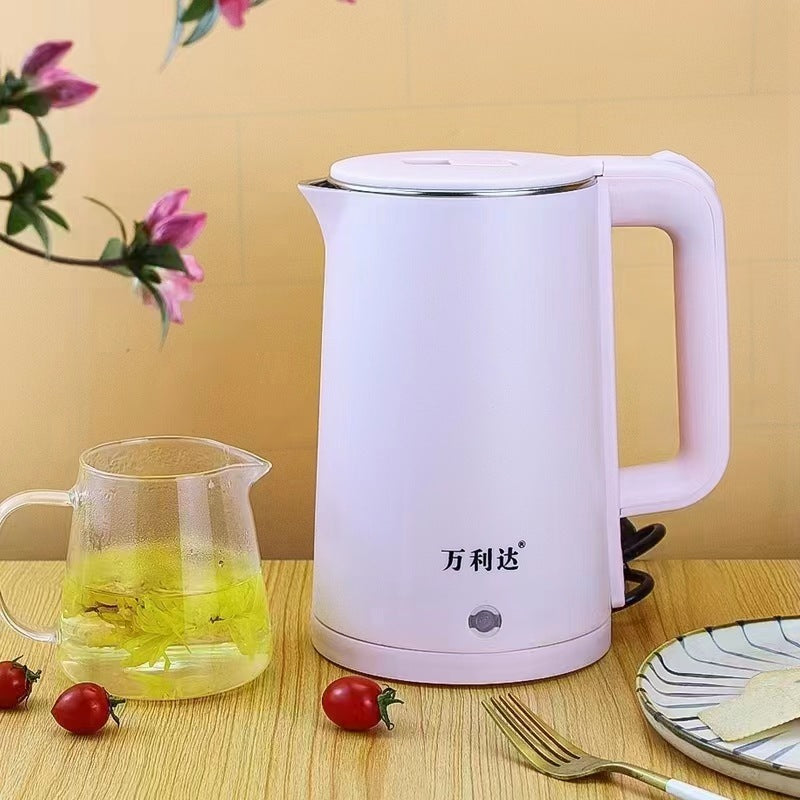 New Model Electric Kettle, Stainless Steel Kettle, Health Kettle, Double-Layer Insulated Kettle with Logo Printing