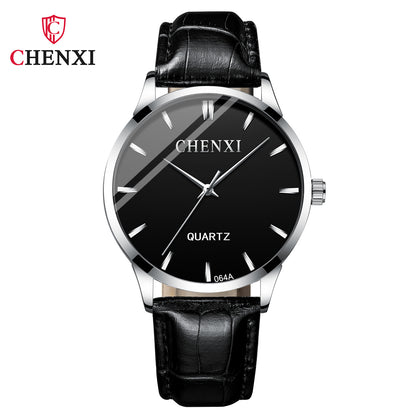 Dawn Men's Simple Business Watch Shake Voice Live Cross-border Foreign Trade Factory Wholesale Steel Belt Luminous Quartz Watch