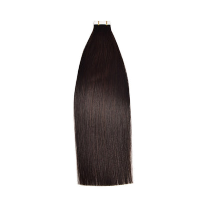 Spot Wholesale Pu Real Hair Film Hair Women's Seamless Hair Extensions Tape in Hair Extension Wigs