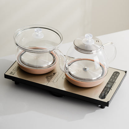 Tea Set Kettle Household Electric Kettle Set Tea Cooker Electric Tea Stove Fast Heating Tea Set Household