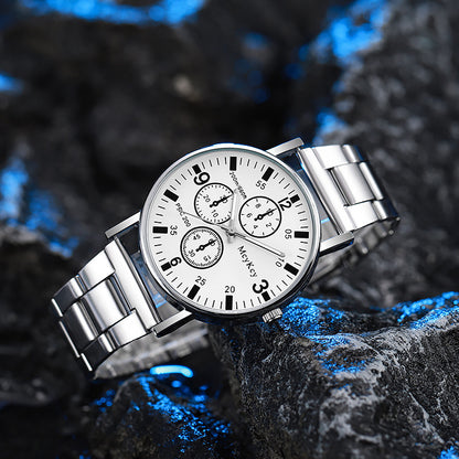 MCYKCY Factory Direct Men's Watch Gift Watch Wholesale watch Simple Steel Band Quartz Men's Watch