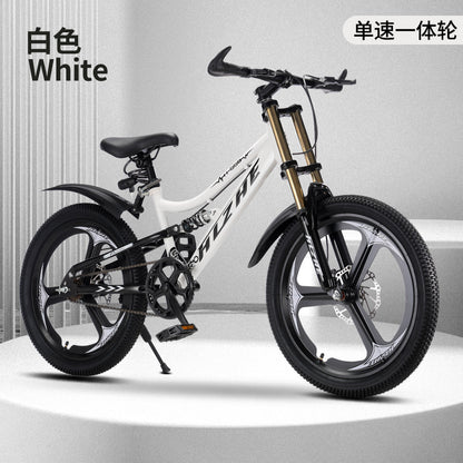 Children's Mountain Bike Cycling Road Bike Double Shock-Absorbing Cycling Bicycle Men's and Women's Same Bicycle Student Cycling Bicycle
