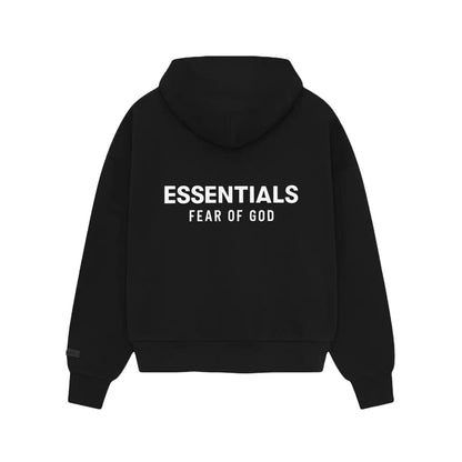 Essentials Hhh Multi-Thread American Trendy Brand Fleece-Lined Autumn and Winter Heavy Loose Hoodie Kidsren's Sweatshirt