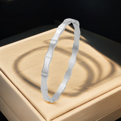 European and American Cross-Border Stainless Steel Bracelet, Titanium Steel Nail Bracelet for Women, Non-Fading, Simple, Versatile, Fashionable and Elegant Bracelet