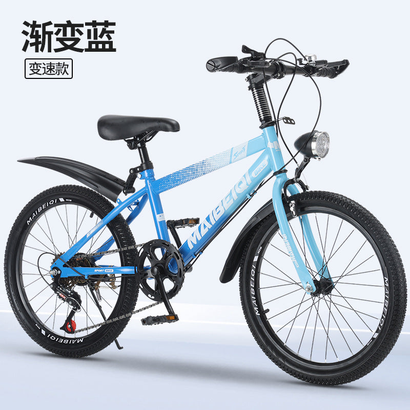 Children's Mountain Bike Primary and Secondary School Students Variable Speed Mountain Bike 8-14 Years Old Middle and Big Children Teenagers Outdoor Road Bike