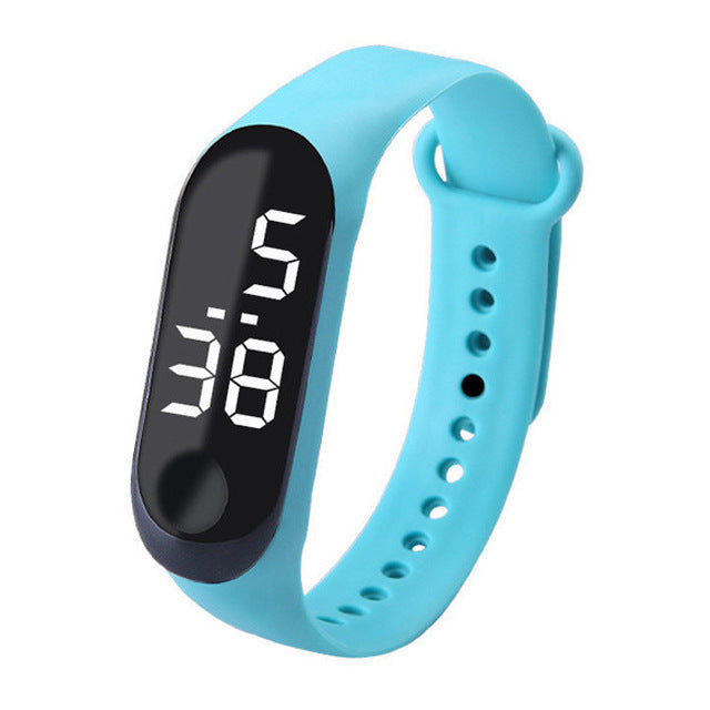 Electronic Watch Luminous Waterproof Handring Watch M3led Sports Couple Simple Fashion Children Youth Adult Watch