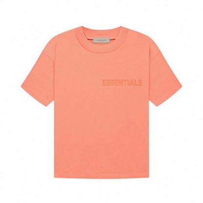 ESSENTIALS Children's Pure Cotton Short-sleeved T-shirt Summer High School Children's Summer Dress Fashionable Brand Fried Street T-shirt Western Style Children's Dress