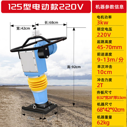 95 type pavement impact machine 90 type hand-held cement floor ramming machine electric diesel gasoline impact ramming machine