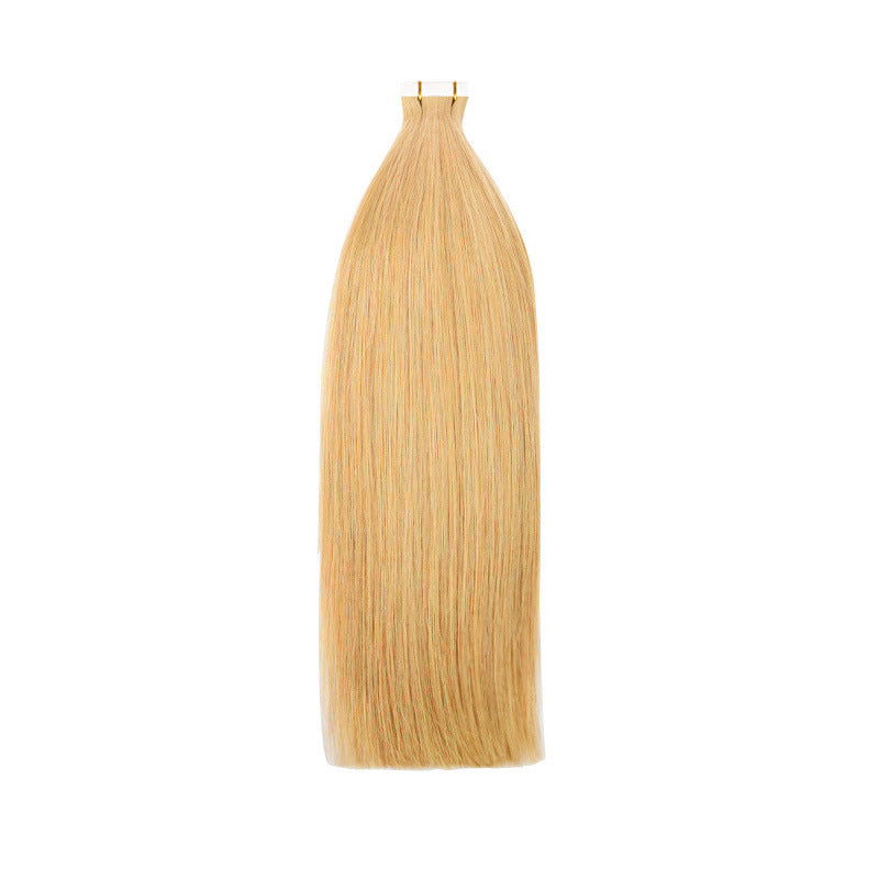 Spot Wholesale Pu Real Hair Film Hair Women's Seamless Hair Extensions Tape in Hair Extension Wigs