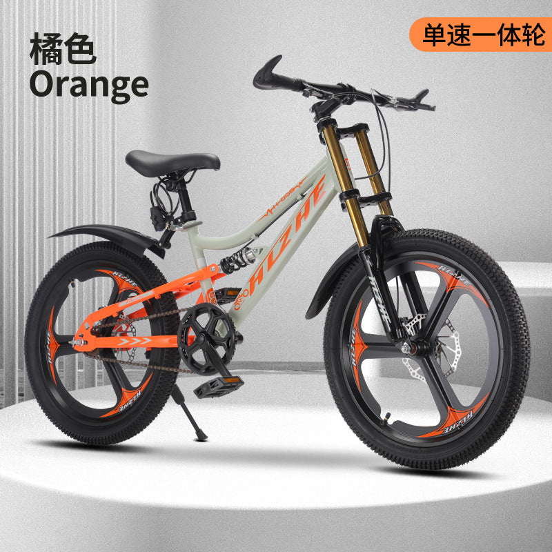 Children's Mountain Bike Cycling Road Bike Double Shock-Absorbing Cycling Bicycle Men's and Women's Same Bicycle Student Cycling Bicycle