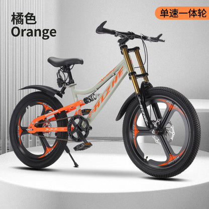 Children's Mountain Bike Cycling Road Bike Double Shock-Absorbing Cycling Bicycle Men's and Women's Same Bicycle Student Cycling Bicycle