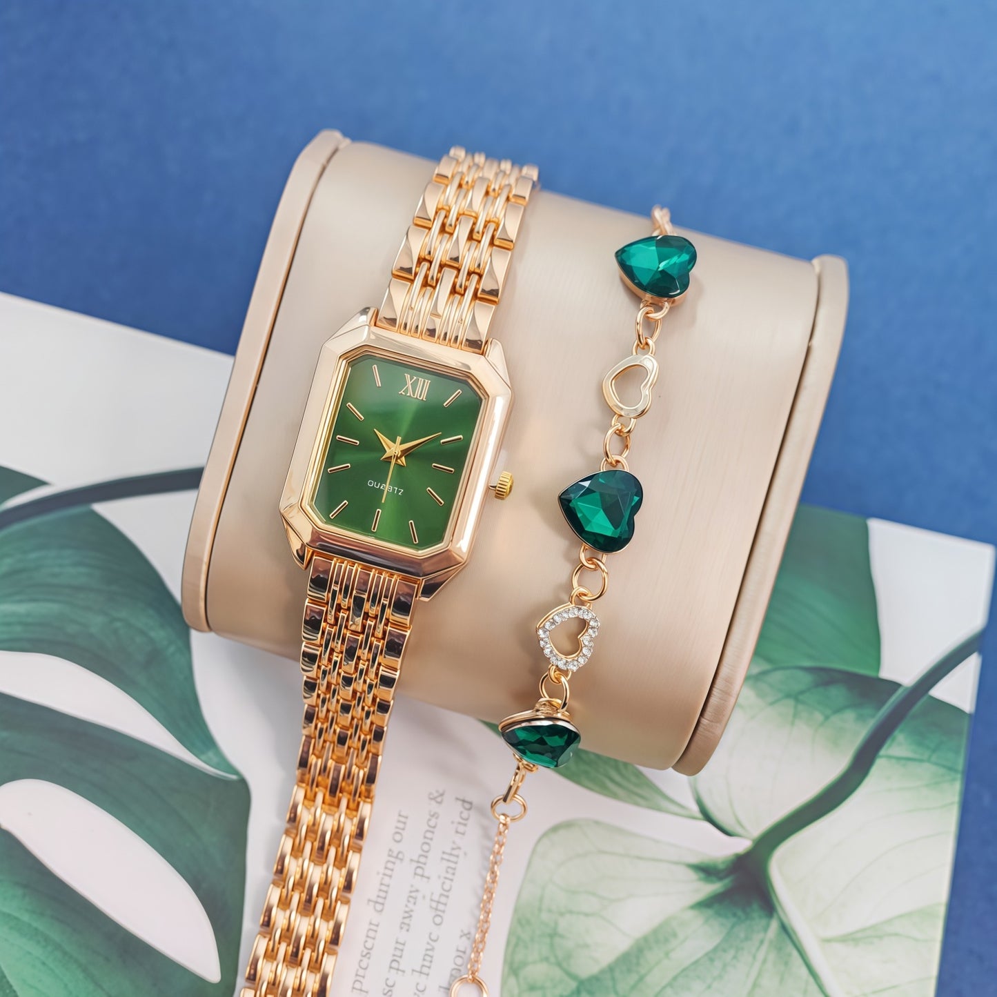 2025 New Light Luxury Steel Band Women's Watch Female Student Fashion Simple Square Quartz Watch Wholesale