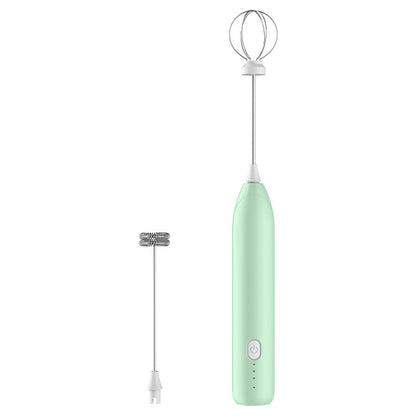 Cross-Border Electric Eggbeater Hand-Held Kitchen Baking Cream Frother Household Mini Milk Coffee Blender