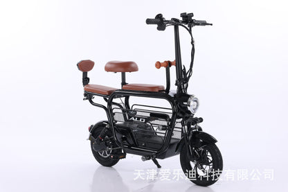 Vietnam Two-Wheeled Pet Lithium Battery Car Family Fashion Assist Foldableing Small Scooter 48V Electric Car