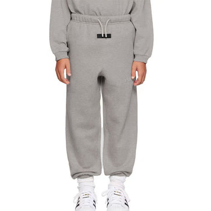 ESSENTIALS children's autumn and winter fleece-lined casual children's clothing boys' and girls' new sweater children's pullover
