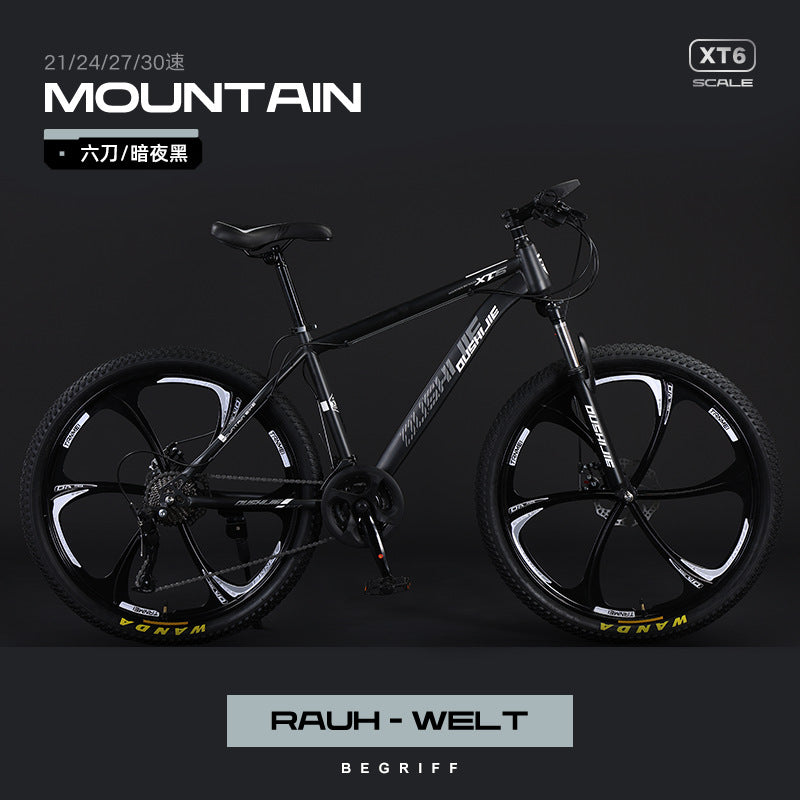 Mountain Bike Men and Women Adult Commuter Teenagers Variable Speed Student Shock Absorption off-Road Racing Bike Cross-Border