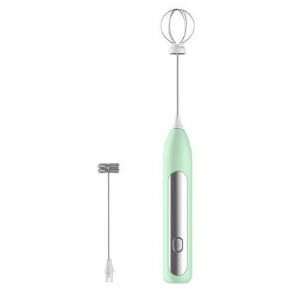 Cross-Border Electric Eggbeater Hand-Held Kitchen Baking Cream Frother Household Mini Milk Coffee Blender