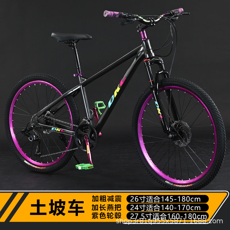 New Dirt Bike Mountain Bike Men's Variable Speed Off-Road Bike Youth Adult Women's Road Racing