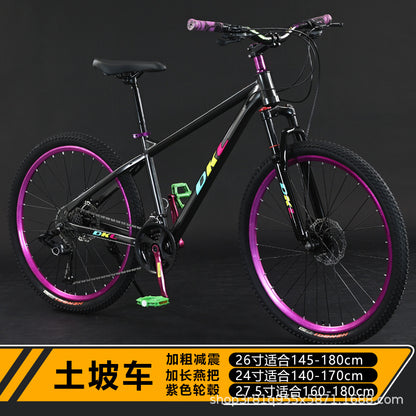 New Dirt Bike Mountain Bike Men's Variable Speed Off-Road Bike Youth Adult Women's Road Racing