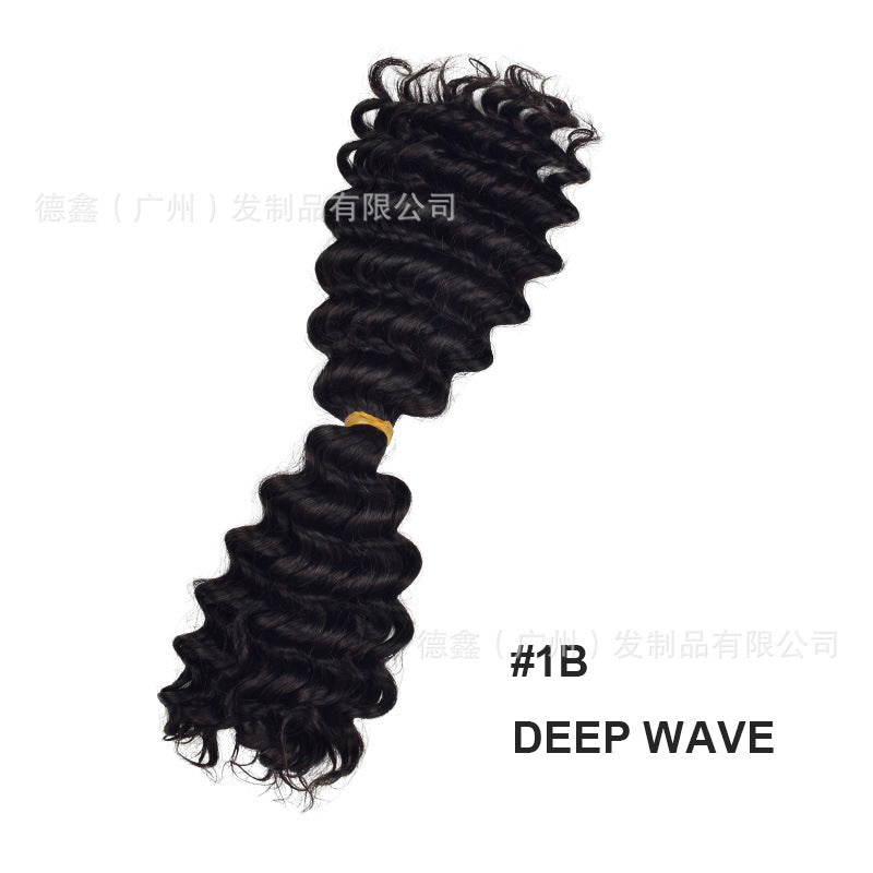 European and American Cross-Border Sdd Two-Pointed First-Speed Hair Handle Bulk Hair Huaman Hair Wig Human Hair
