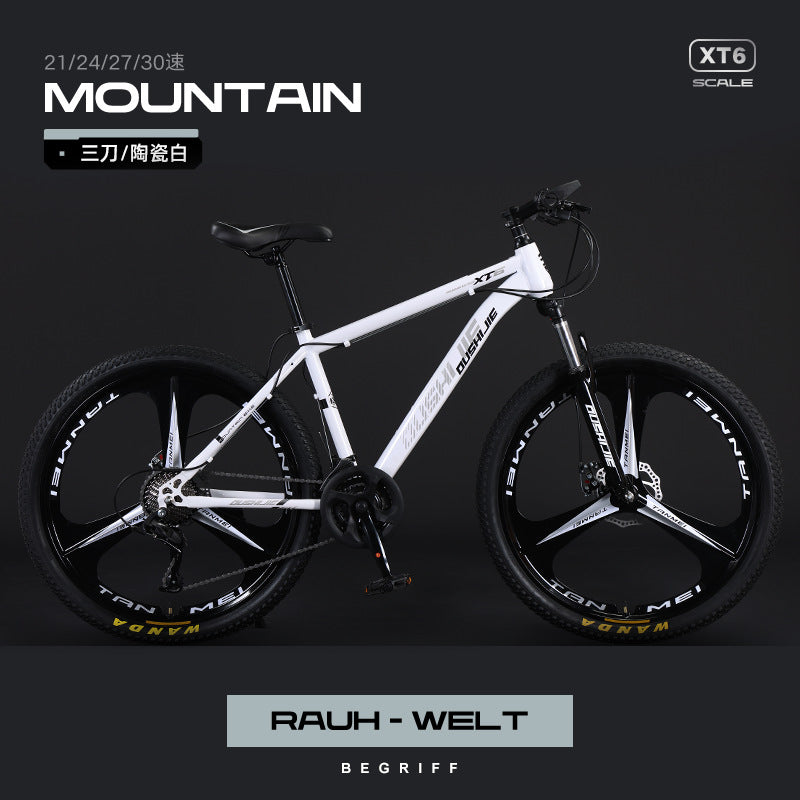 Mountain Bike Men and Women Adult Commuter Teenagers Variable Speed Student Shock Absorption off-Road Racing Bike Cross-Border