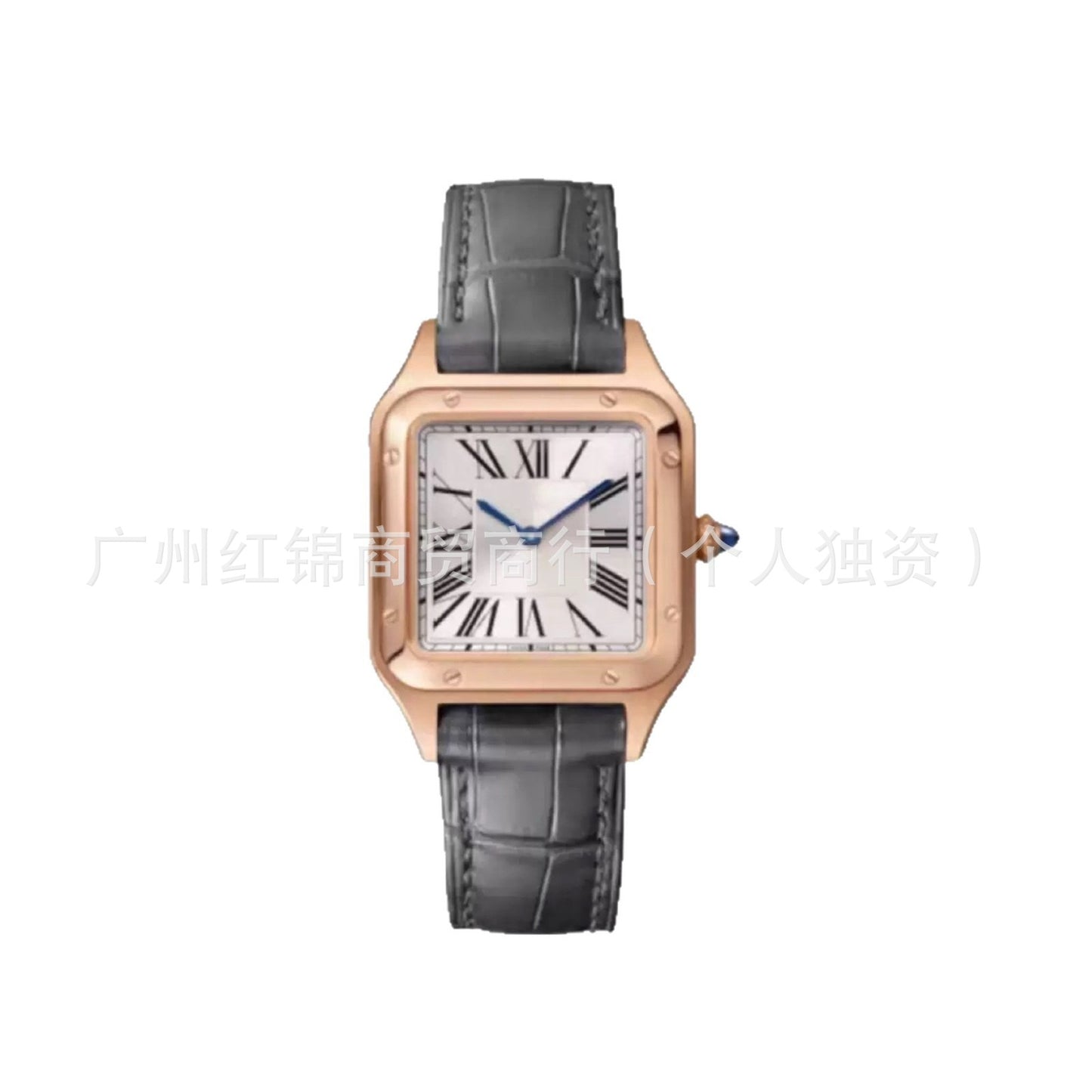 F1 Factory AF Factory Dumeng Shandushi Couple Watch Square Guangzhou West Genuine Leather Quartz Retro Men's and Women's Watch