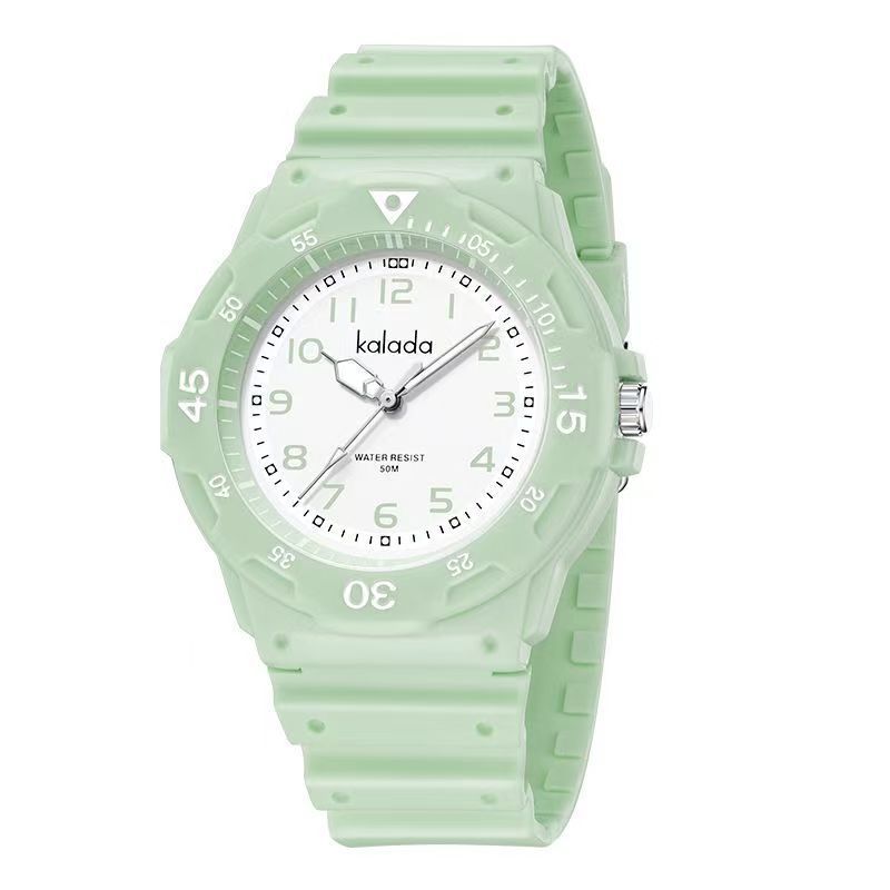Trendy watches men's sports men's students waterproof anti-fall boys double calendar watch generation box link