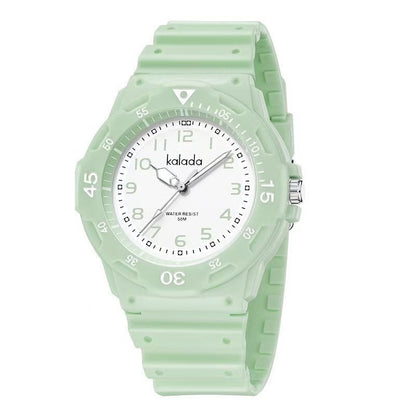 Trendy watches men's sports men's students waterproof anti-fall boys double calendar watch generation box link